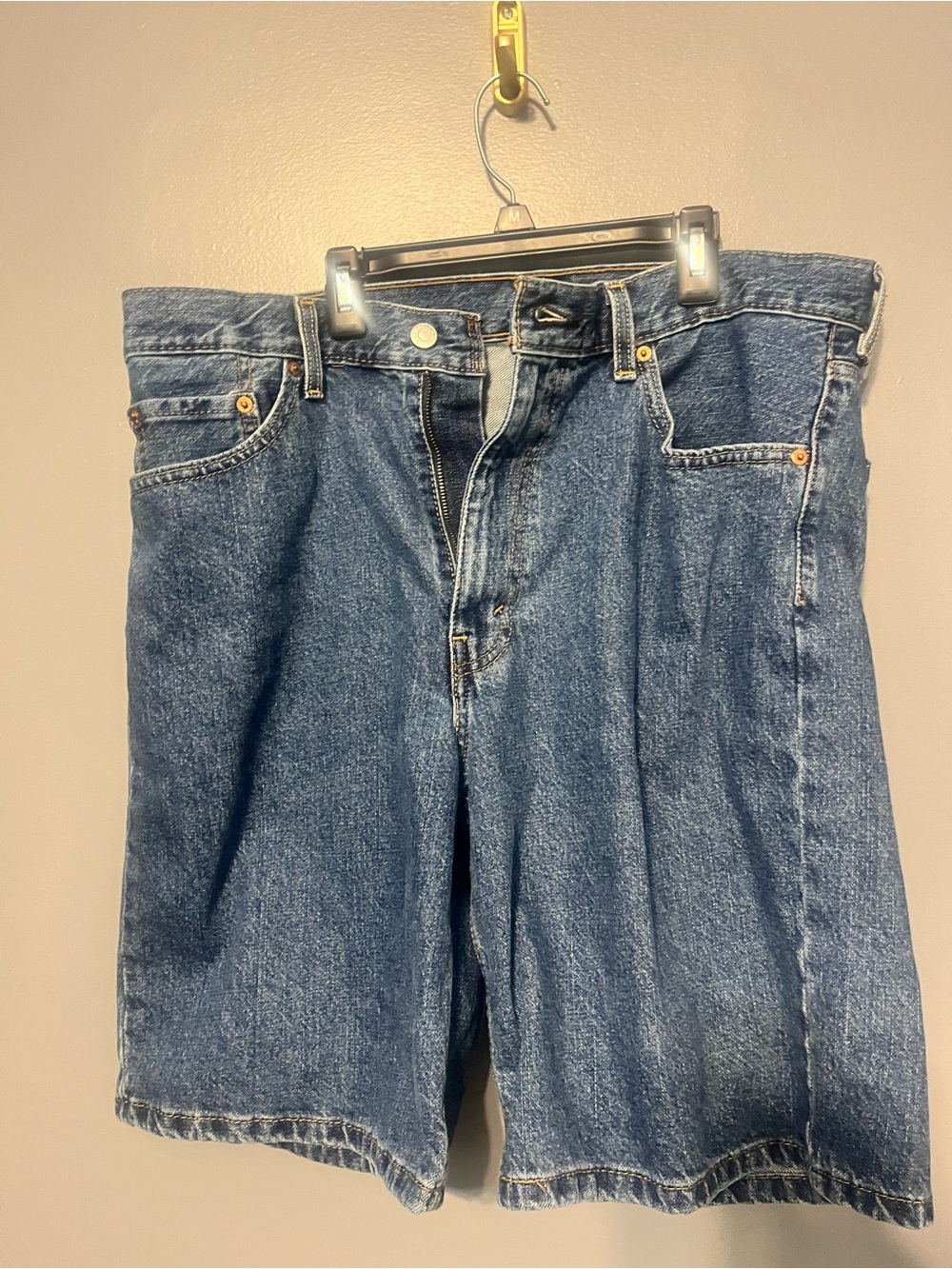 Levi's Blue Denim Jean Shorts 550